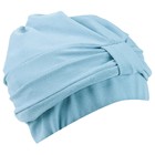 Шапочка для плавания взрослая ONLYTOP, тканевая, обхват 54-60 см, цвет голубой - фото 9846497