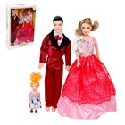Набор кукол моделей "Семья" на празднике, МИКС - Фото 1