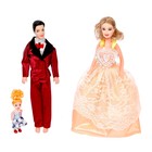 Набор кукол моделей "Семья" на празднике, МИКС - Фото 2