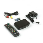 Приставка для цифрового ТВ Lumax DV1101HD, FullHD, DVB-T2, HDMI, RCA, USB, черная - Фото 1