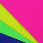 Картон цветной гофрированный флюорисцентный А4, 4 листа, 4 цвета "Улитка", в папке - Фото 3