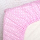 Комплект в кроватку (4 предмета), диз. пряники: серый, роз, гол/горошек на роз, синтепон - Фото 8