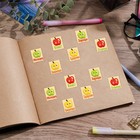 Бумажные наклейки оценки «Яблочки», 10,5 х 18 см - Фото 3
