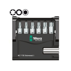 Набор бит WERA WE-056294, Bit-Check 7 TX Universal 1, держатель, 25 мм, 1/4", 6 насадок - Фото 1