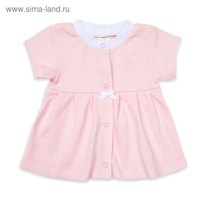 Кофта детская с длинным рукавом, рост 62, цвет розовый к026(62)р1_М - Фото 1