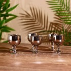 Набор рюмок на подносе, 24×17 см, 6 шт. - Фото 4