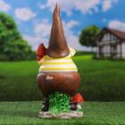 Садовая фигура "Гном островерхий с грибом" 43х17см МИКС - Фото 4