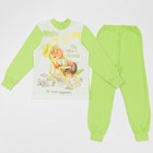 Пижама для мальчика, рост 104 см, цвет зелёный/кремовый, М319-4015 - Фото 1