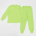 Пижама для мальчика, рост 116 см, цвет зелёный/ремовый, М319-4015 - Фото 2