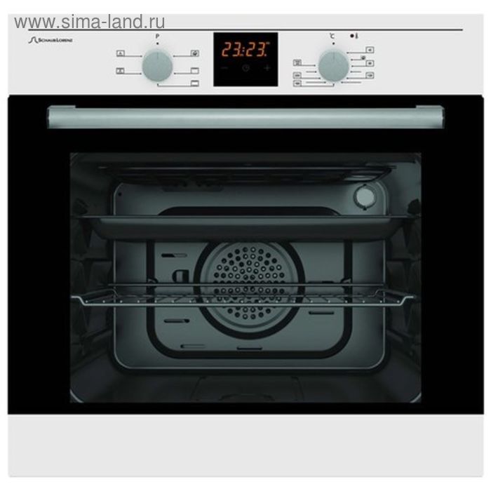 Духовой шкаф Schaub Lorenz SLB EW6620, электрический, белый/серебристый/черный - Фото 1