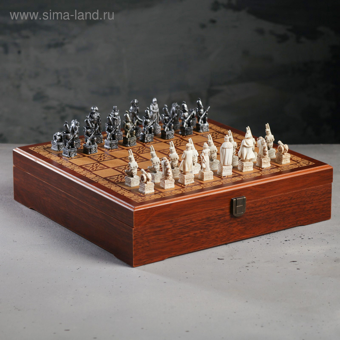 Шахматы подарочные «Бородинское сражение», р-р поля 31 × 31 см - Фото 1
