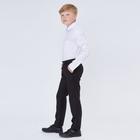 Школьная рубашка для мальчика, цвет белый, рост 164 см - Фото 4