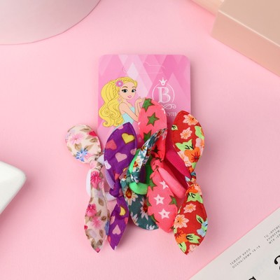 Резинки для волос «Бантик», набор 5 шт., бант
