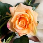 Цветы искусственные "Роза Фиона" три бутона, 8х70 см, жёлтый - Фото 2