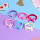 Резинки для волос «Бантик», набор 6 шт., клетка - Фото 2