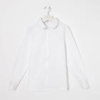 Блузка для девочки, цвет белый, рост 122 см - Фото 1