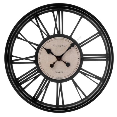 Часы настенные интерьерные «Лофт», дискретный ход, d=51 см, от батарейки 1хАА