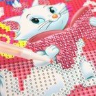 Алмазная мозаика с частичным заполнением для детей «Котики», 15×10 см - Фото 3