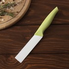 Нож для овощей кухонный «Суфле», лезвие 8,5 см, цвет зелёный - Фото 6