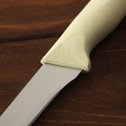 Нож кухонный «Суфле», лезвие 12 см, цвет бежевый - Фото 3