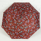 Зонт автоматический «Лето», 3 сложения, 8 спиц, R = 49 см, цвет коричневый - Фото 2