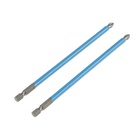 Биты ТУНДРА, намагниченные, сталь CrV, PH2×150 мм, 2 шт. - Фото 5