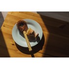 Щётка для чистки посуды Доляна, 8×4,5×23 см, щетина кокос, деревянная ручка - фото 8383876