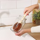 Щётка для чистки посуды Доляна, 8×4.5×23 см, щетина кокос, деревянная ручка - Фото 2