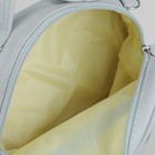 Сумка женская, отдел на молнии, наружный карман, регулируемый ремень, цвет серый - Фото 5