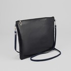 Сумка жен Классика, 26*2*21см, отдел на молнии, длин ремень, черный - Фото 1