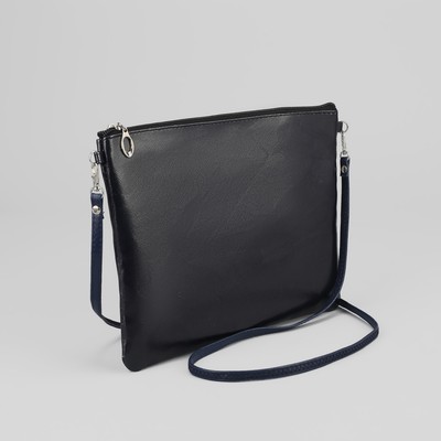 Сумка жен Классика, 26*2*21см, отдел на молнии, длин ремень, черный