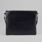 Сумка жен Классика, 26*2*21см, отдел на молнии, длин ремень, черный - Фото 3