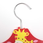 Плечики для одежды детские «Жираф», размер 30-34 - Фото 2