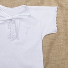 Набор крестильный(рубашка+штанишки), рост 62-68 см, цвет белый 2036_М - Фото 4