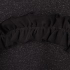 Платье женское KAFTAN с рюшей, р-р 40-42, чёрный - Фото 4