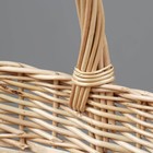 Корзина «Грибная», №1, 32×25×34 см, 8 л, ручное плетение, ива - Фото 3