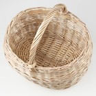 Корзина плетёная «Грибная», 38×32×42 см, 15 л, ручное плетение, лоза - Фото 4