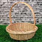 Корзина плетёная «Карина», дно=21 см, верх=28 см, H=8/29 см, ива - Фото 2