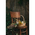 Корзина «Карина», №2, дно:19×28 см, верх:34×28 см, H=8/40 см, ручное плетение, ива - Фото 5