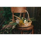 Корзина «Карина», №2, дно:19×28 см, верх:34×28 см, H=8/40 см, ручное плетение, ива - Фото 6