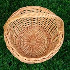 Корзина «Ягодное лукошко», №1, Dдно=12 см, Dверх=20 см, H=12/25 см, ручное плетение, лоза - Фото 6