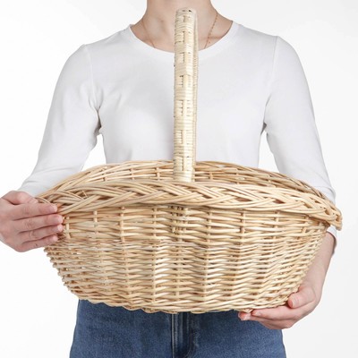 Корзина плетёная «Фруктовая», 35×45×40 см, ручное плетение, ива