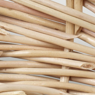 Корзина плетёная для хранения «Карина», 30×24×7 см, ручка h=20 см, лоза