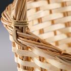 Корзина «Новая», дно:34×24 см, верх:43×37 см, H=14/19/41 см, ручное плетение, шпон, лоза - фото 24465660