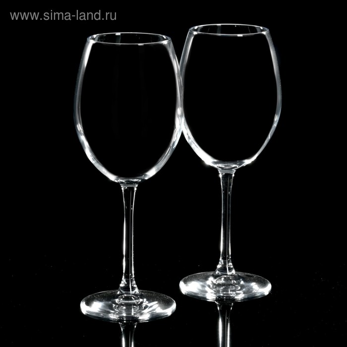 Набор бокалов для вина 590 мл «Энотека», 2 шт - Фото 1