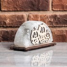 Соляной светильник "Совушки", деревянный декор, цельный кристалл, 18 х 10 х 6 см - Фото 3