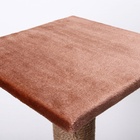 Когтеточка, 40×40×84 см, с высоким и толстым столбиком и площадкой, джут, МИКС - Фото 4