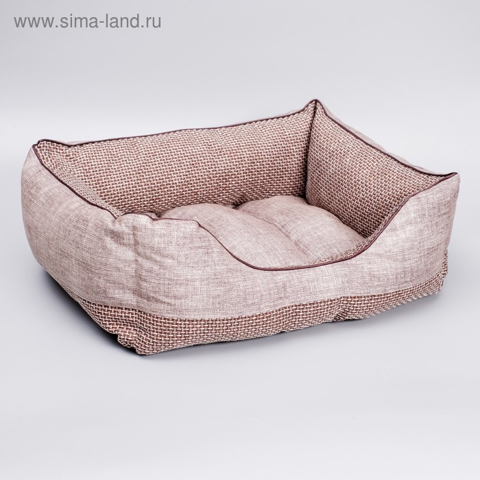 Лежанка "Лофт мокко №3", 56 х 47 х 20 см микс цветов - Фото 1