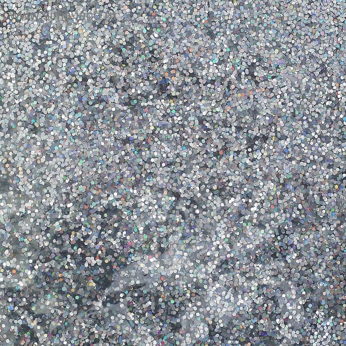 Глиттер "Блестки" серебряный 0,6 мм, 100 г - Фото 1