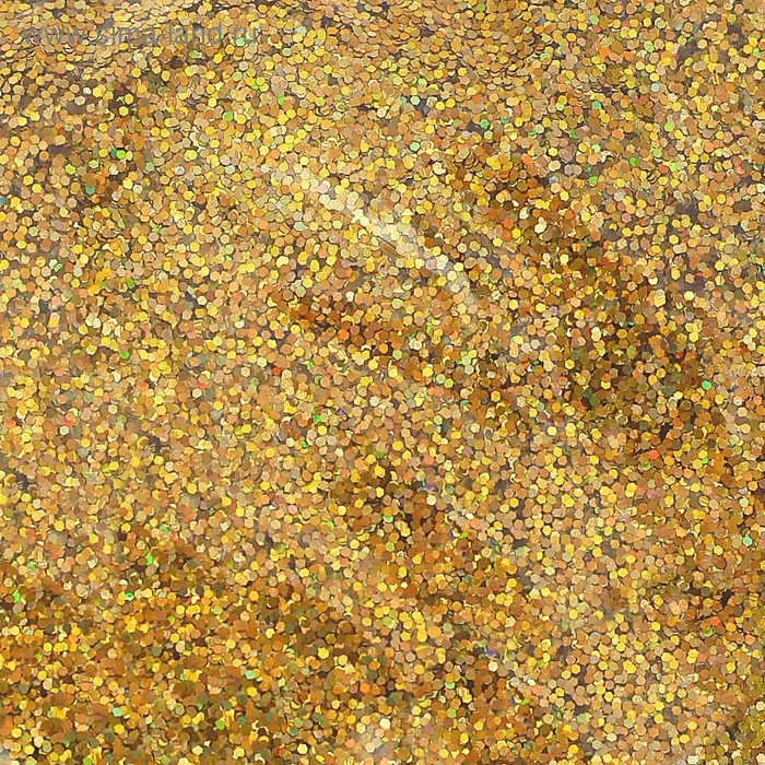 Глиттер "Блестки" золотой 0,6 мм, 100 г - Фото 1